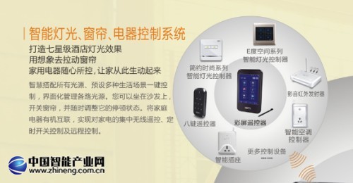 智能燈光、窗簾、電器控制系統(tǒng)
